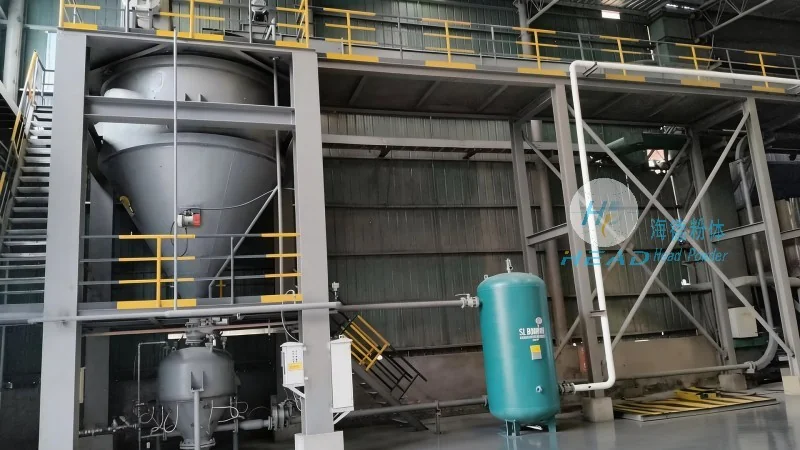 System pneumatycznego przenoszenia bentonitu