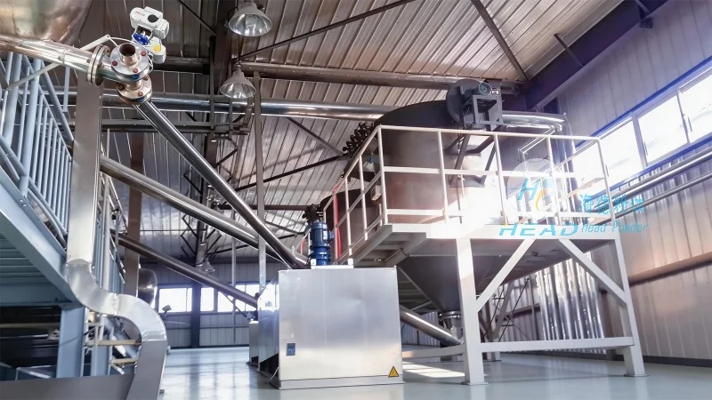 Afryka Południowa, Polokwane, Pręcik mleczny w proszku, Projekt przenoszenia pneumatycznego bez martwego odcinka
