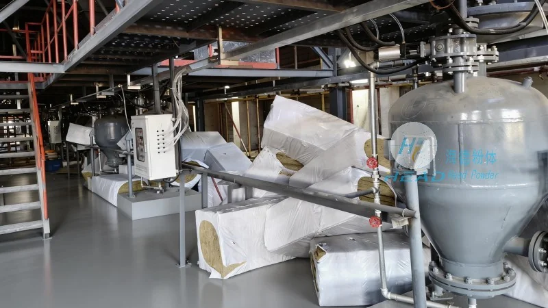 System pneumatycznego przenoszenia granulatów nawozów