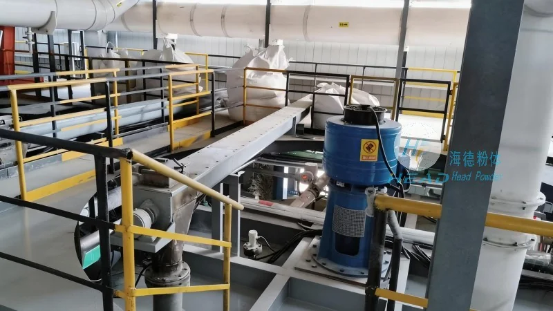 System pneumatycznego przenoszenia proszku aluminyku aluminiumowego elektrolitycznego