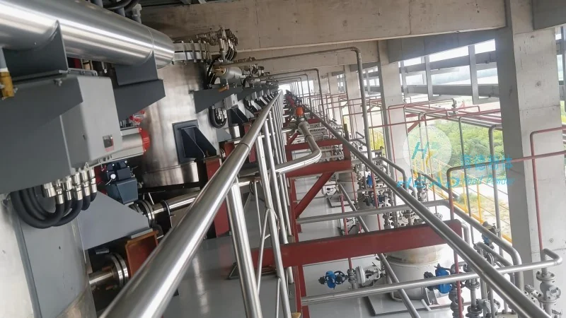 Projekt pneumatycznego przenoszenia proszków soli nieorganicznych w Manili, Filipiny