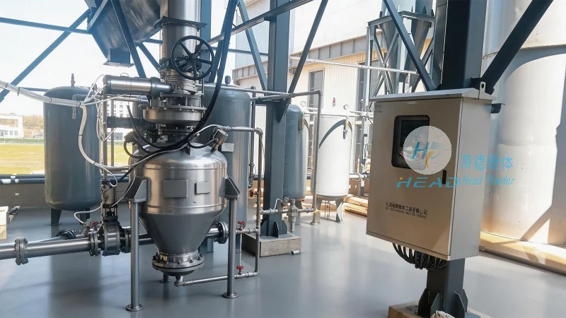 Södertälje, Szwecja – Przykład studium przypadku automatycznego karmienia proszkowych produktów żywnościowych za pomocą pneumatycznego przenoszenia