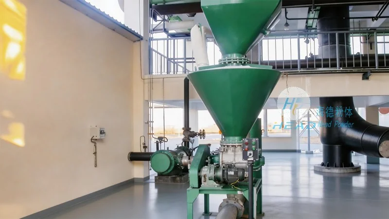 System przenoszenia pneumatycznego proszku aluminiumu