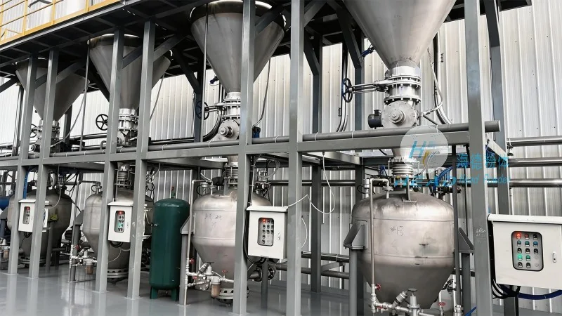 Silkeborg, Dania Projekt higienicznego pneumatycznego przenoszenia proszku kakao