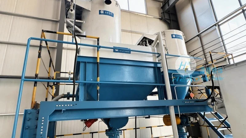 Kair, Egipt – Projekt zamkniętego przenoszenia pneumatycznego proszku fosforowo-chemicznego